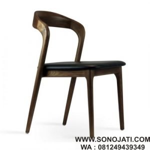 Kursi Cafe Jati Minimalis Kayu Solid Infinity