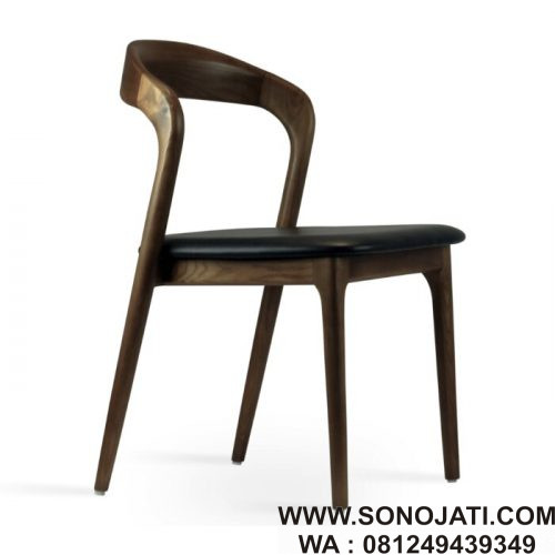 Kursi Cafe Jati Minimalis Kayu Solid Infinity