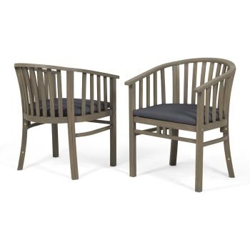 Kursi Teras Minimalis Lengkung Thacker Outdoor (Set 2)