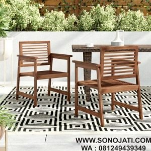 Kursi Teras Minimalis Modern Arianna Patio (Set 2)
