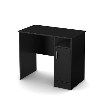 Meja Kerja Kantor Minimalis Black Axess