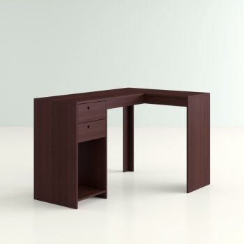 Meja Kerja Minimalis Credenza Angelica L-Shape