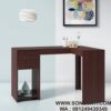 Meja Kerja Minimalis Credenza Angelica L-Shape