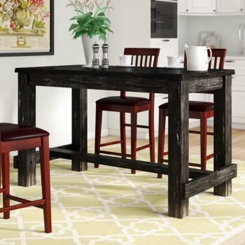 Meja Makan Kayu Jati Homan Counter