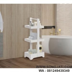 Rak Kamar Mandi Kayu Putih Braewyn