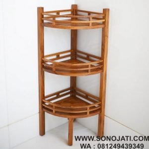 Rak Sudut Kamar Mandi Knudsen