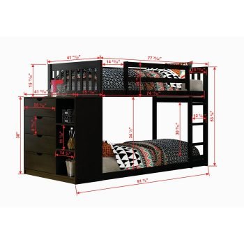 Tempat Tidur 2 Susun Ewart Mission Twin over