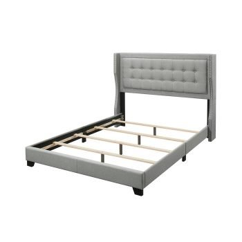 Tempat Tidur Kayu Minimalis Keya Upholstered