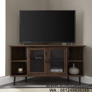 Meja TV Kayu Jati Gerardo Corner