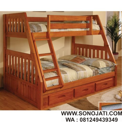 Tempat Tidur Tingkat Minimalis Orval Twin Over Full