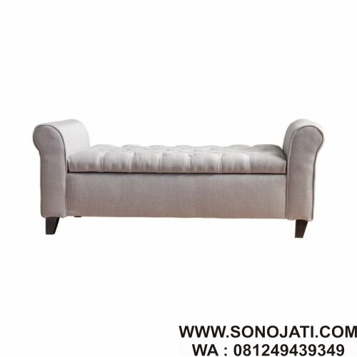 Bangku Santai Penyimpanan Claxton Upholstered Flip top Bangku Santai Penyimpanan Claxton Upholstered Flip top