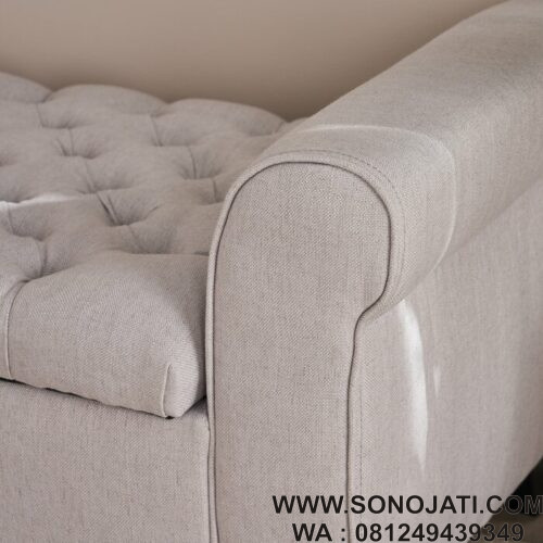 Bangku Santai Penyimpanan Claxton Upholstered Flip top Bangku Santai Penyimpanan Claxton Upholstered Flip top