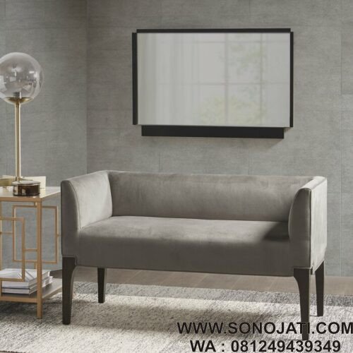 Bangku Sofa Ruang Tamu Abu Abu Martha Stewart Fiona