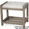 Kursi Rias Coffelt Vanity Stool