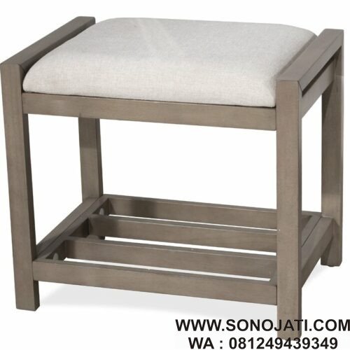 Kursi Rias Coffelt Vanity Stool