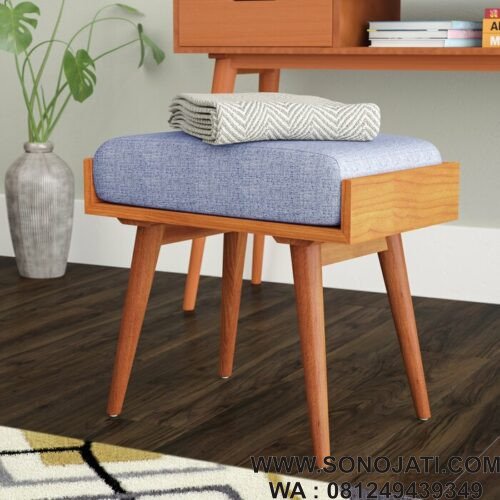 Kursi Rias Minimalis Modern Emily Solid Wood