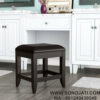 Kursi Tolet Natural Mckeel Vanity Bench
