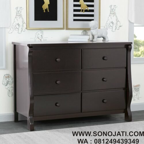 Lemari Baju Bayi Minimalis Universal 6 Drawer