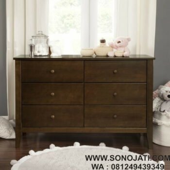 Lemari Baju Bayi Morgan 6 Drawer