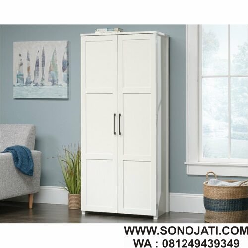 Lemari Dapur Kayu Putih Lenore Storage