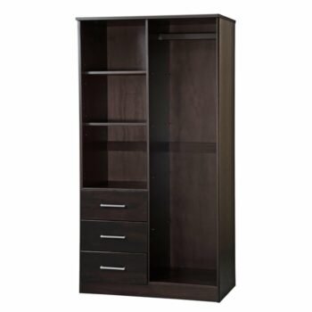 Lemari Minimalis Natural Kaca Derlyum Mirrored
