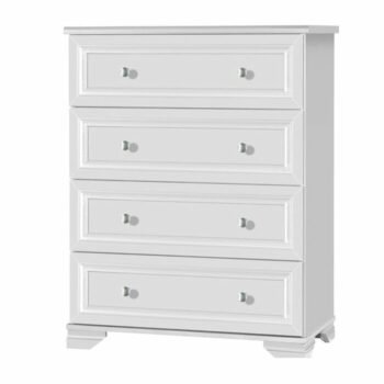 Lemari Pakaian Anak Putih Essex 4 Drawer