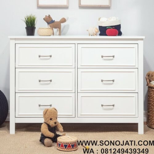 Lemari Pakaian Bayi Charlie 6 Drawer