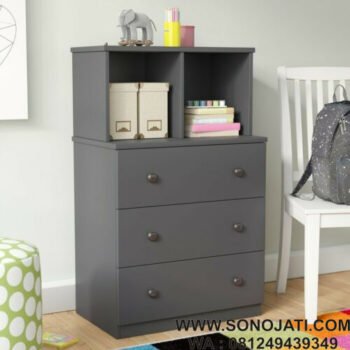 Lemari Pakaian Bayi Kira 3 Drawer Combo