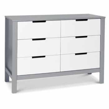Lemari Pakaian Bayi Putih Colby 6 Drawer
