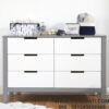 Lemari Pakaian Bayi Putih Colby 6 Drawer