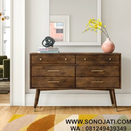 Lemari Pakaian Bayi Skandivanian Lyla 6 Drawer