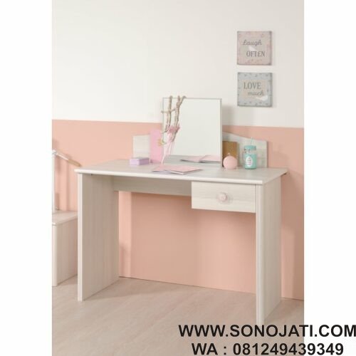 Meja Belajar Anak Putih Richbell Writing Desk