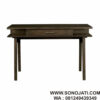 Meja Belajar Natural Bram Solid Wood