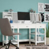 Meja Kantor Putih Mewah Perreira Desk