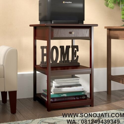 Meja Laptop dan Printer Minimalis Bakerstown
