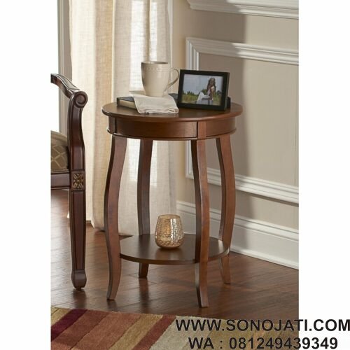 Nakas Antik Natural Callan End Table