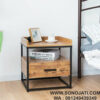 Nakas Minimalis Besi Pennie 1 Drawer