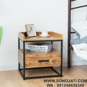 Nakas Minimalis Besi Pennie 1 Drawer