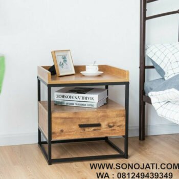 Nakas Minimalis Besi Pennie 1 Drawer