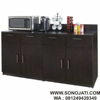 Rak Dapur Minimalis Natural Coffee Kitchen