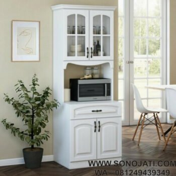 Rak Dapur Minimalis Putih Amezquita