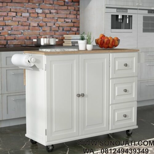 Rak Dapur Putih Elegan Kuhnhenn Kitchen