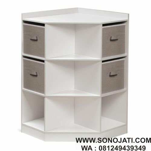 Rak Mainan Anak Minimalis Lavanya Corner Cubby
