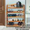 Rak Sepatu Kayu Minimalis Freestanding Heavy