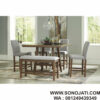 Set Meja Makan Jasinski 6 Piece