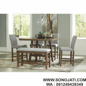 Set Meja Makan Jasinski 6 Piece