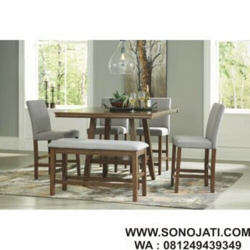 Set Meja Makan Jasinski 6 Piece