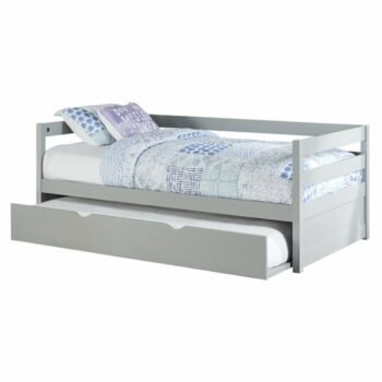Bale Bale Kayu Minimalis Abu Abu Binne Twin Daybed
