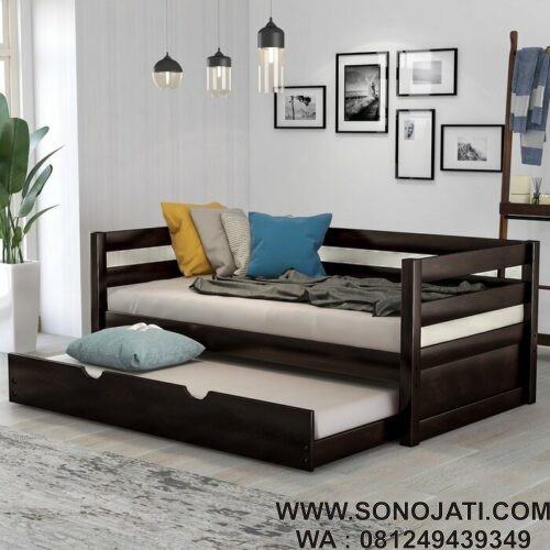 Daybed Kayu Jati Aaeedah Twin Solid
