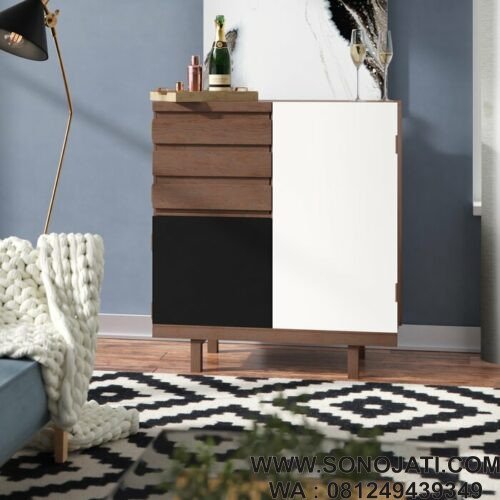 Kabinet Bar Minimalis Faunsdale 3 Door Bar